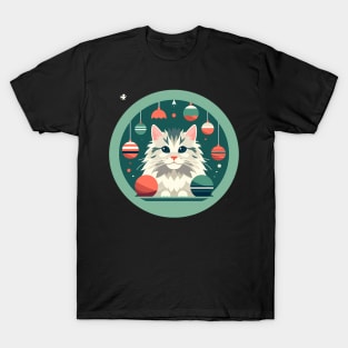 Maine Coon Cat Xmas Xmas Ornament, Love Cats T-Shirt